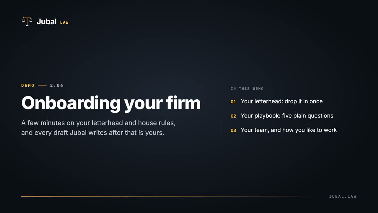 Onboarding your firm — title card